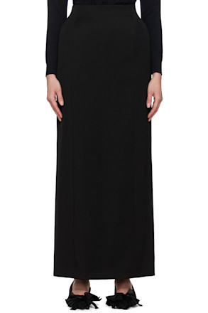 Black Hourglass Maxi Skirt