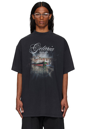 Black 'Getaria' Oversized T-shirt