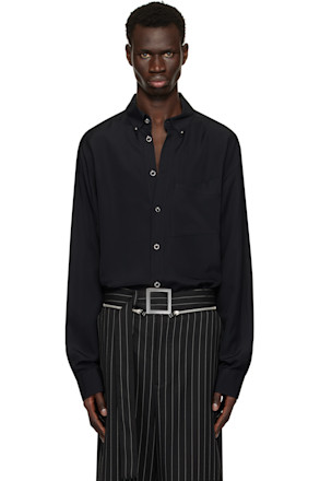 Black Pierced Shirt