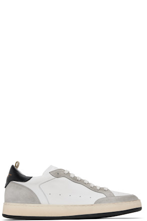 White & Gray Magic 001 Sneakers