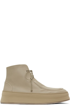 SSENSE Exclusive Gray Cassapana Ankle Boots