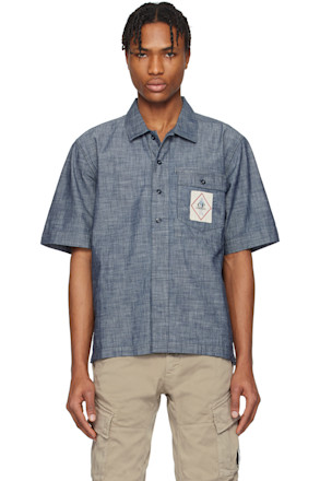 Blue Chambray Short Sleeve Shirt