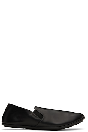 Black Vincit Slip-on Loafers