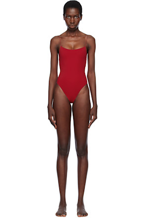 Red Victoria's Secret Edition 'The Sculpting C' Swimsuit