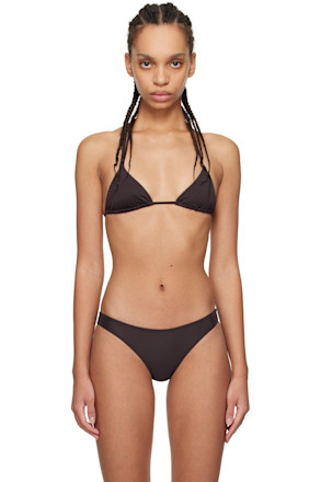 Brown Praia Bikini Top