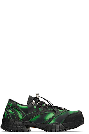 Green & Black SFUMATURA Sneakers