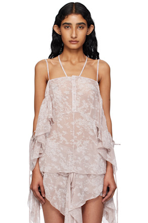 Pink Valeska Bias Blouse
