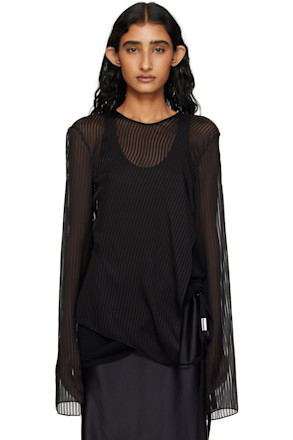 Black Benonia Long Sleeve T-shirt