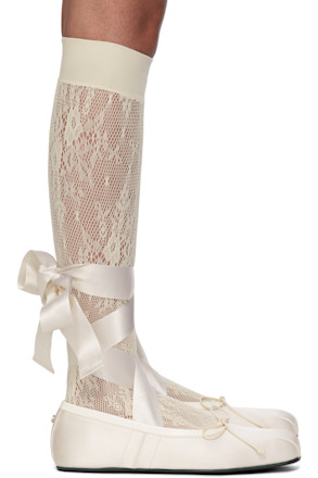 Off-White Paloma Ballerina Flats