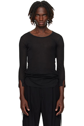 Black Margon Long Sleeve T-Shirt