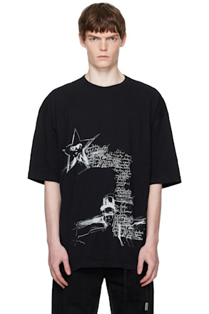 Black Dieter Sketchbook High Comfort T-Shirt