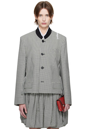 Black & White Gingham Jacket