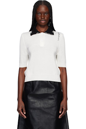 White Cotton Polo
