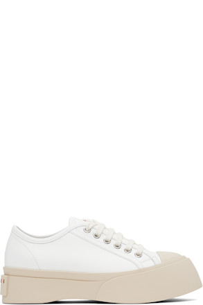 White Nappa Leather Pablo Sneakers