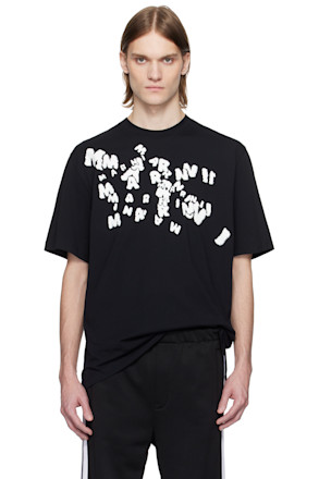 Black 'Marni' Caos Logo T-shirt