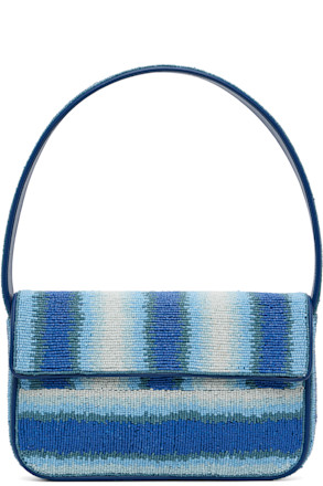 Blue Tommy Beaded Bag