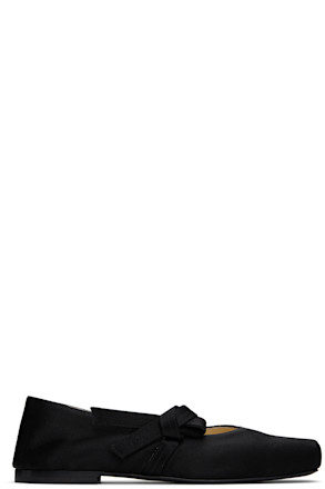 Black Kenzo Paris 'KENZO Oki' Ballerina Flats
