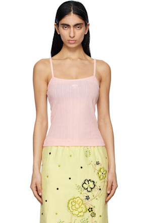 Pink Baby Fox Patch Camisole