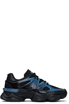Black & Navy 9060 X Sneakers
