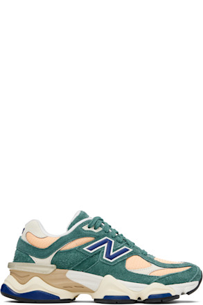 Green & Orange 9060 Sneakers