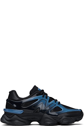 Black & Navy 9060 X Sneakers