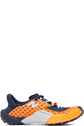 Navy & Orange Minimus Trail Sneakers