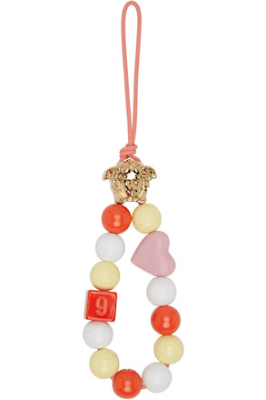 Multicolor 'La Medusa' Charm Keychain
