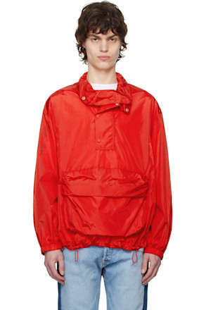 Red Cargo Flap Pocket Jacket