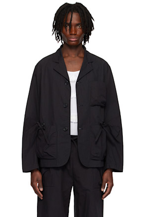 Black Bow Detail Workwear Blazer