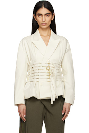 Off-White Buckle Blazer