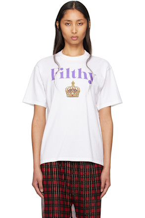 White 'Filthy' T-shirt