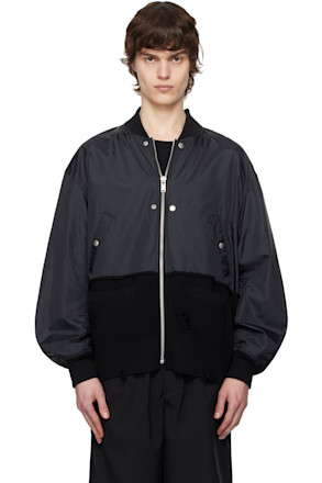 Black UC1E4207-2 Bomber Jacket