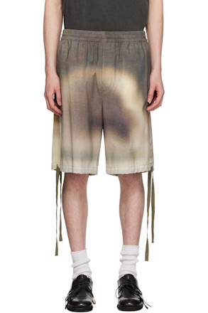 Brown & Gray UC1E4509 Shorts