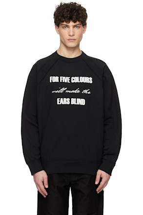 Black French Terry Sweatshirt