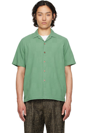 Green Casual Fit Shirt