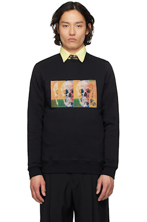Black Skull Square Sweatshirt