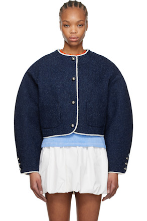Blue Patch Pocket Denim Jacket