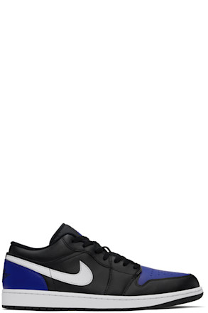 Navy & Black Air Jordan 1 Low Sneakers