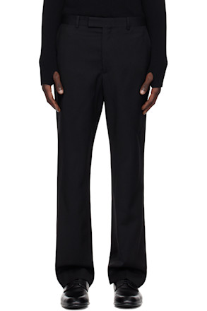 Black Straight Trousers