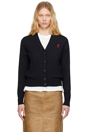 Navy Wool Ami de Coeur Cardigan