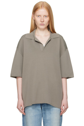 Taupe Short Sleeve Polo