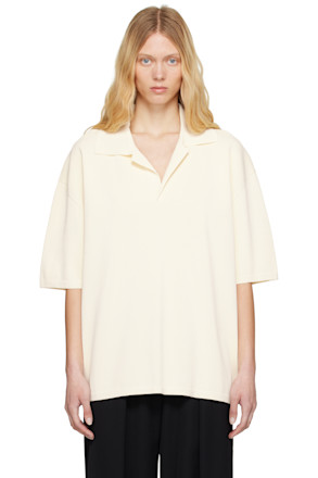 Off-White Short Sleeve Polo