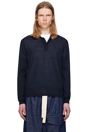 Navy Tonal Ami de Coeur Polo