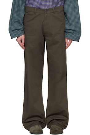 SSENSE Exclusive Brown Fossil Trousers