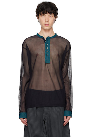 SSENSE Exclusive Black Guardian Henley