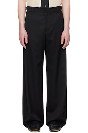 SSENSE Exclusive Black Twill Trousers
