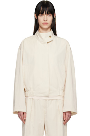 Off-White Funnel Neck Jacket