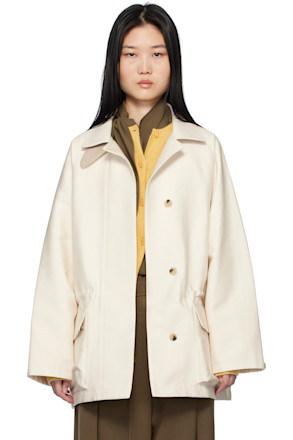 Off-White Cotton Traveller Jacket