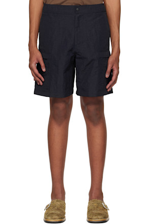 Navy Side Pocket Cargo Shorts