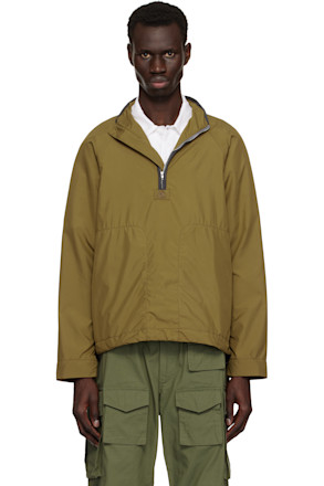 Khaki Ganga Mini Ripstop Track Jacket